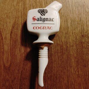 VINTAGE Salignac Cognac Wade Regicor Porcelain Pourer Drink Spout Man Cave UK